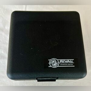 Rival Travel Electrical Voltage Converter Dual Adapter Plug Set in Card Case